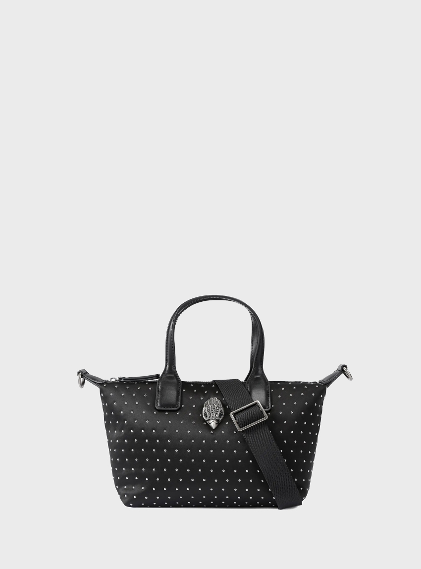Kurt Geiger Small Recycled Studded Shopper Bag - Black