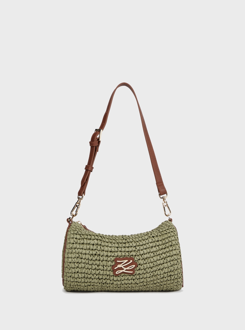 Karl Lagerfeld K/Autograph Tubular Bag - Beige