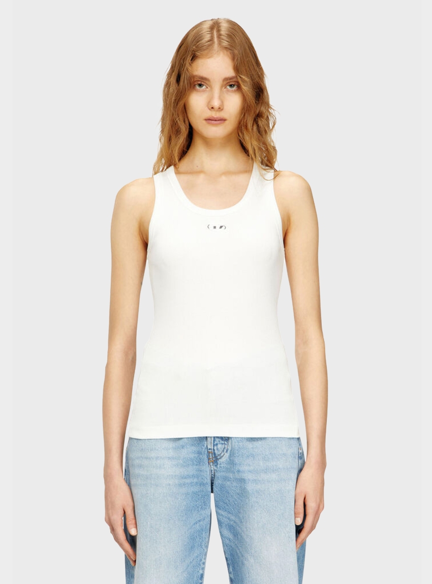 Diesel T-Anki-Od Tank Top - Off White