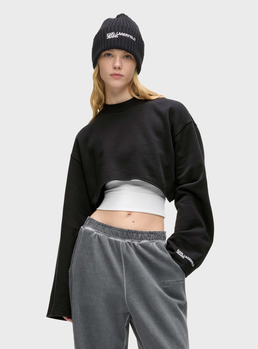 Karl Lagerfeld Jeans Layered Sweatshirt - Black