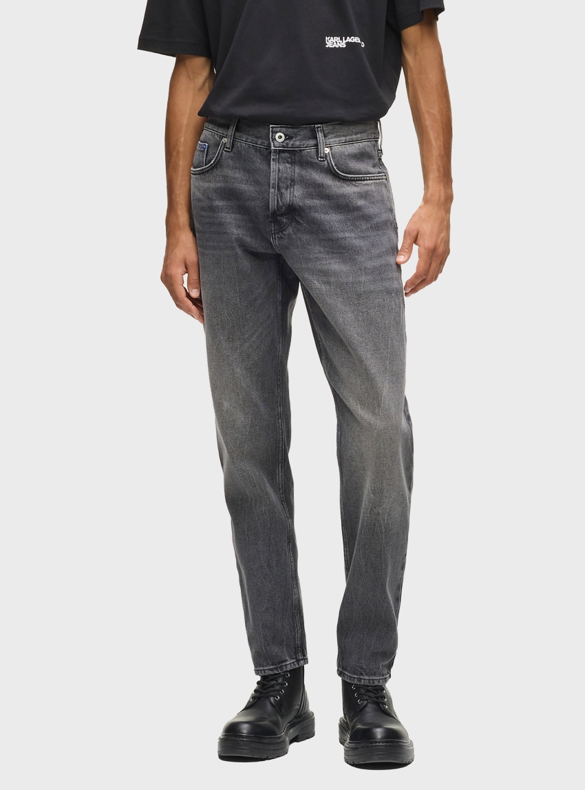 Karl Lagerfeld Jeans Tapered Fit Jeans - Grey