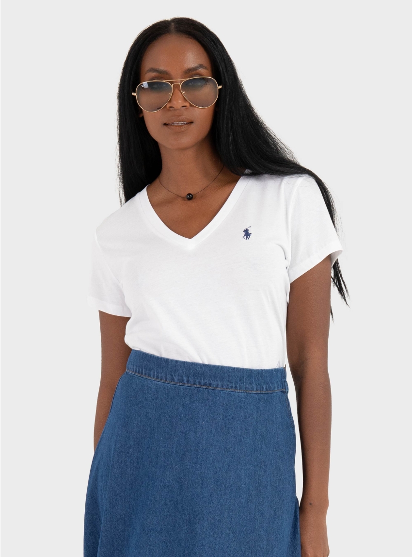 Polo Ralph Lauren V-Neck T-Shirt - White