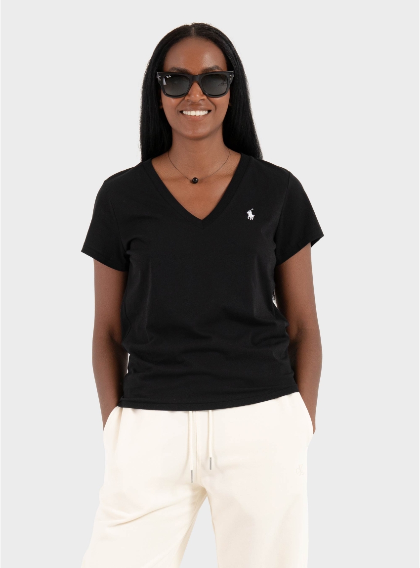 Polo Ralph Lauren V-Neck T-Shirt - Black