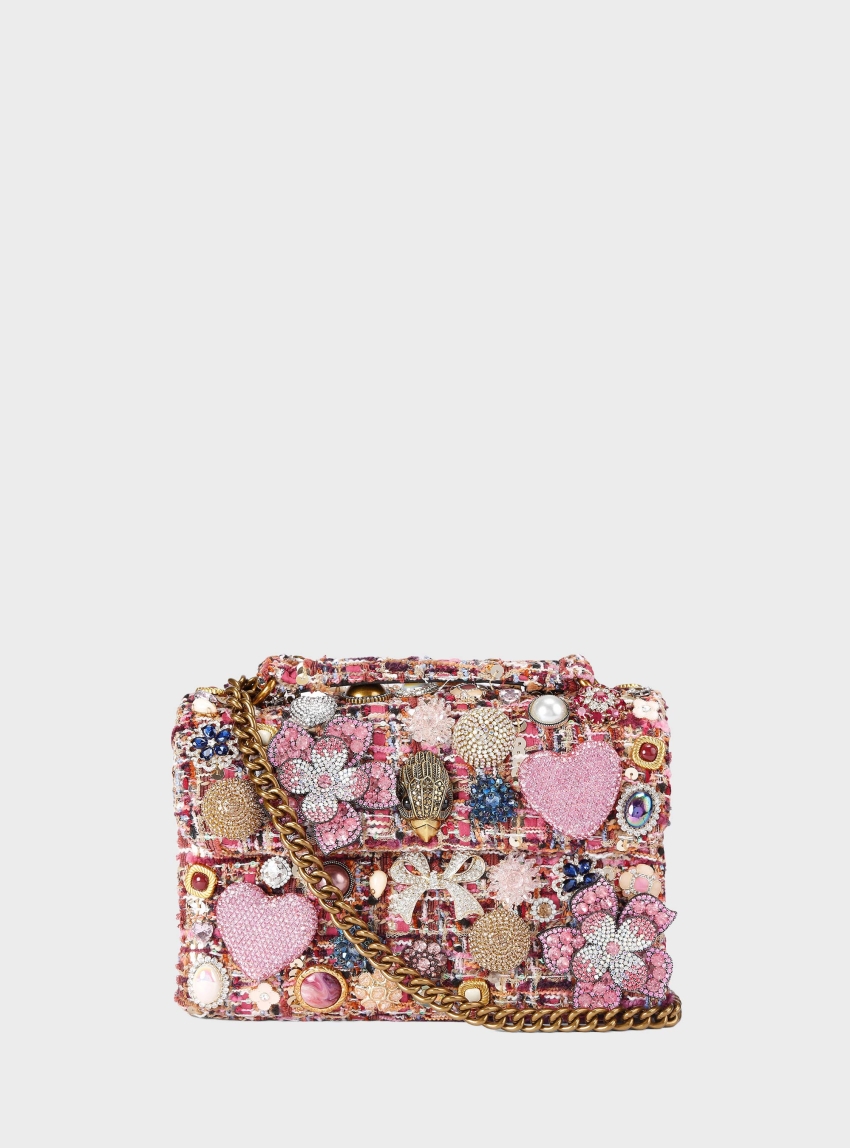 Kurt Geiger Medium Kensington Tutti Frutti Bag - Pink