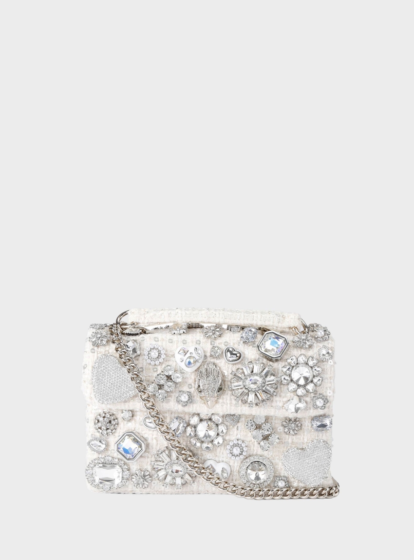 Kurt Geiger Kensington Tutti Frutti Bag - White