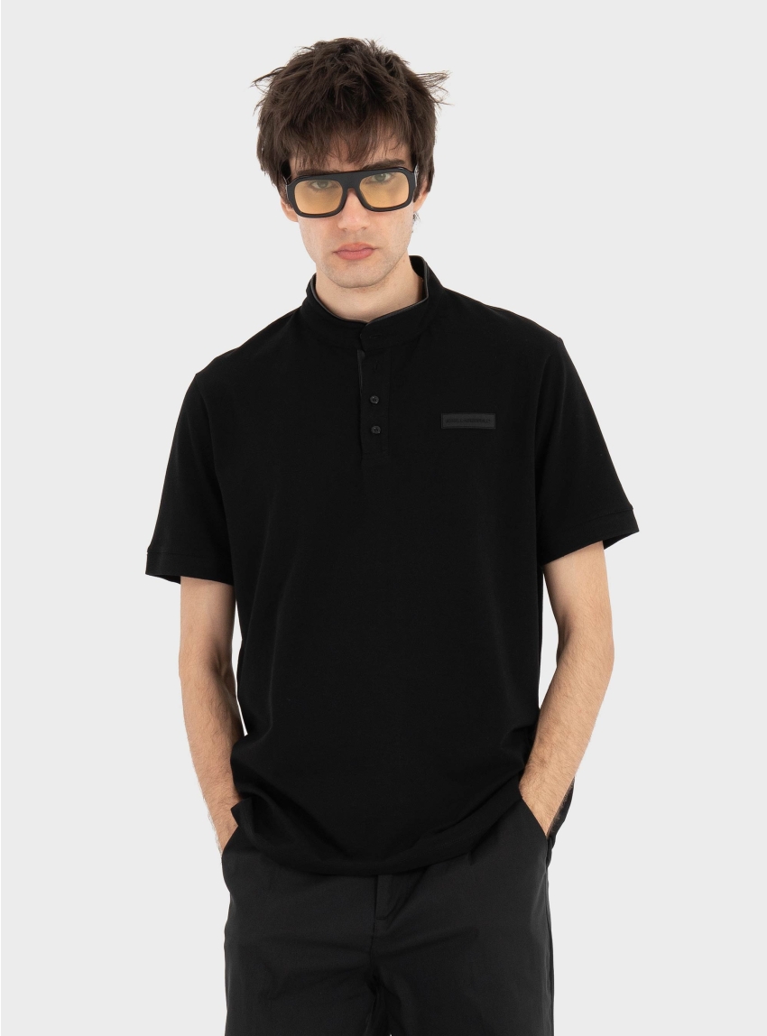 Karl Lagerfeld Polo Shirt - Black
