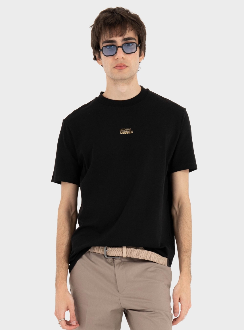 Karl Lagerfeld 3D Logo T-Shirt - Black