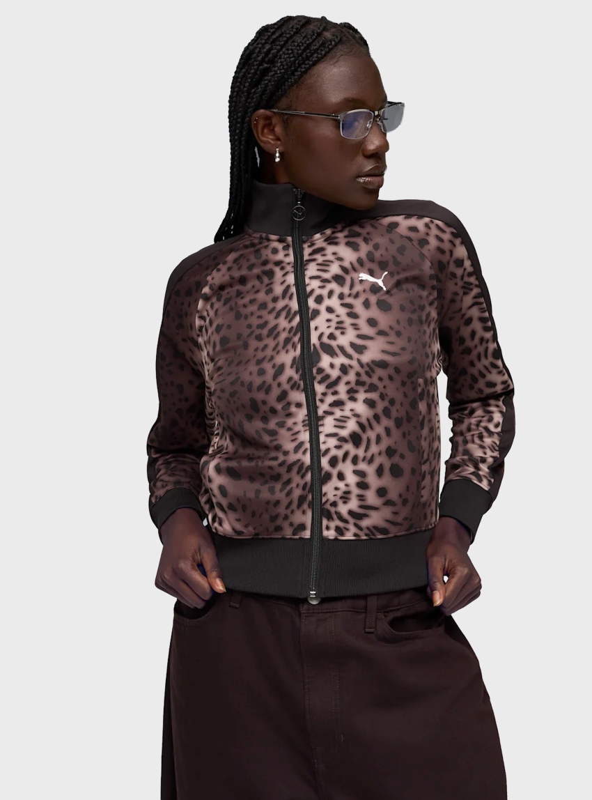 PUMA T7 LEO LUXE Track Jacket - Leopard Print