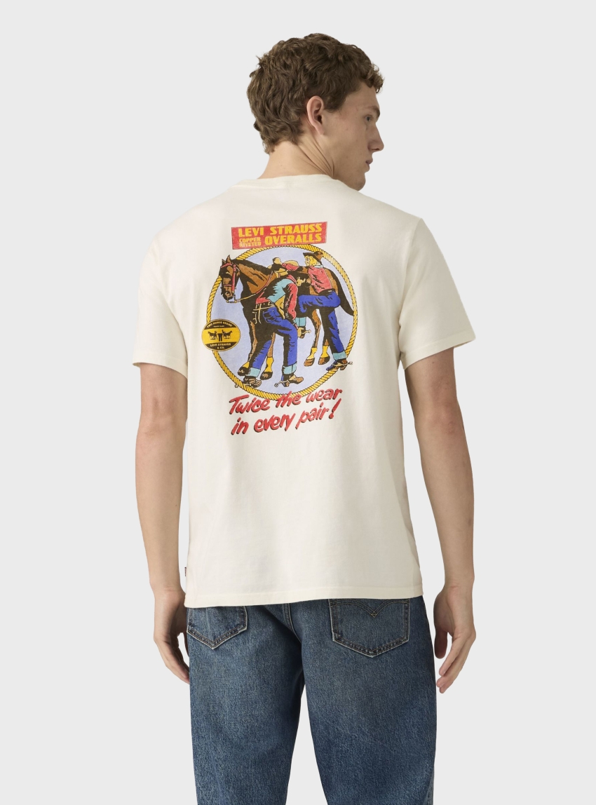 Levi's Relaxed Fit Graphic Tee - Ecru
