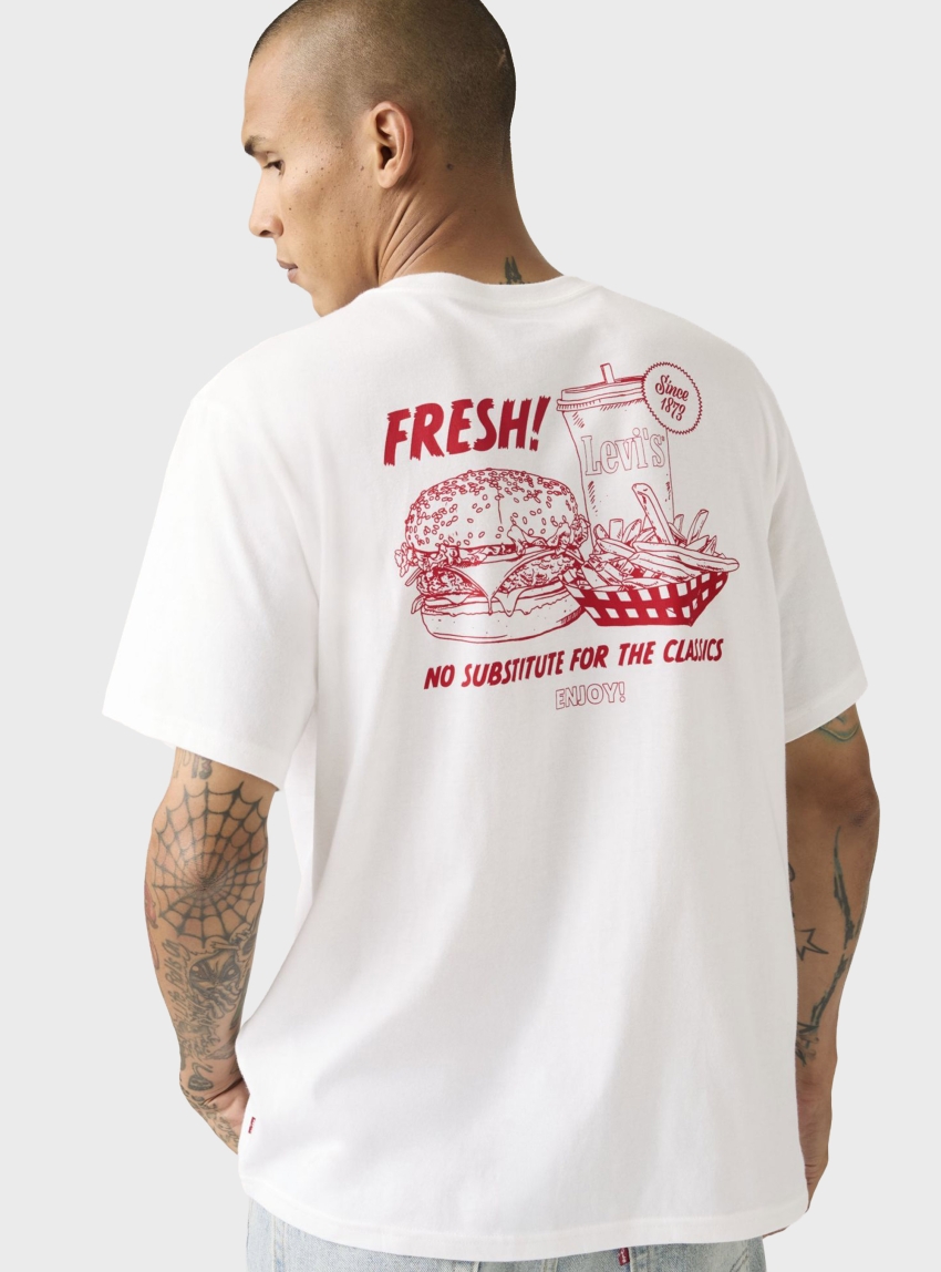 Levi's Relaxed Fit Graphic Tee - White