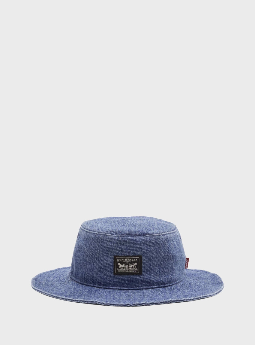 Levi's Bay Drawstring Bucket Hat - Denim