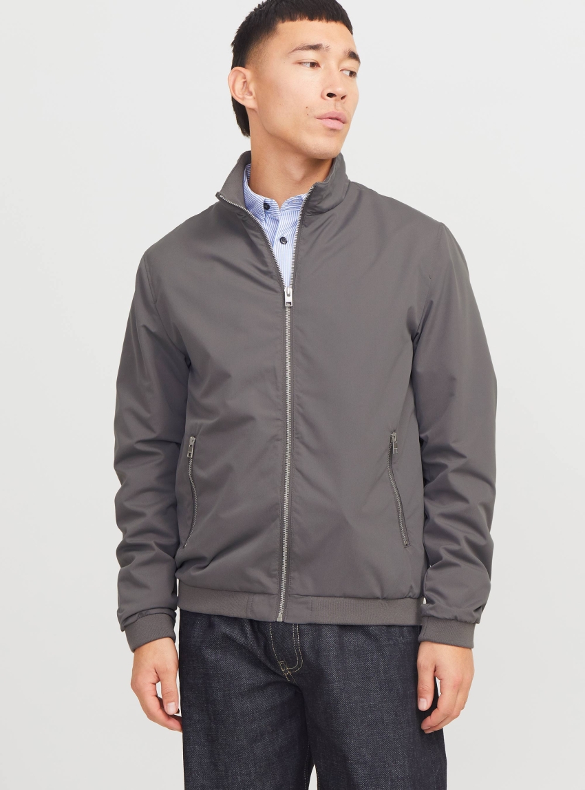 Jack & Jones Rush Harrington Bomber - Grey