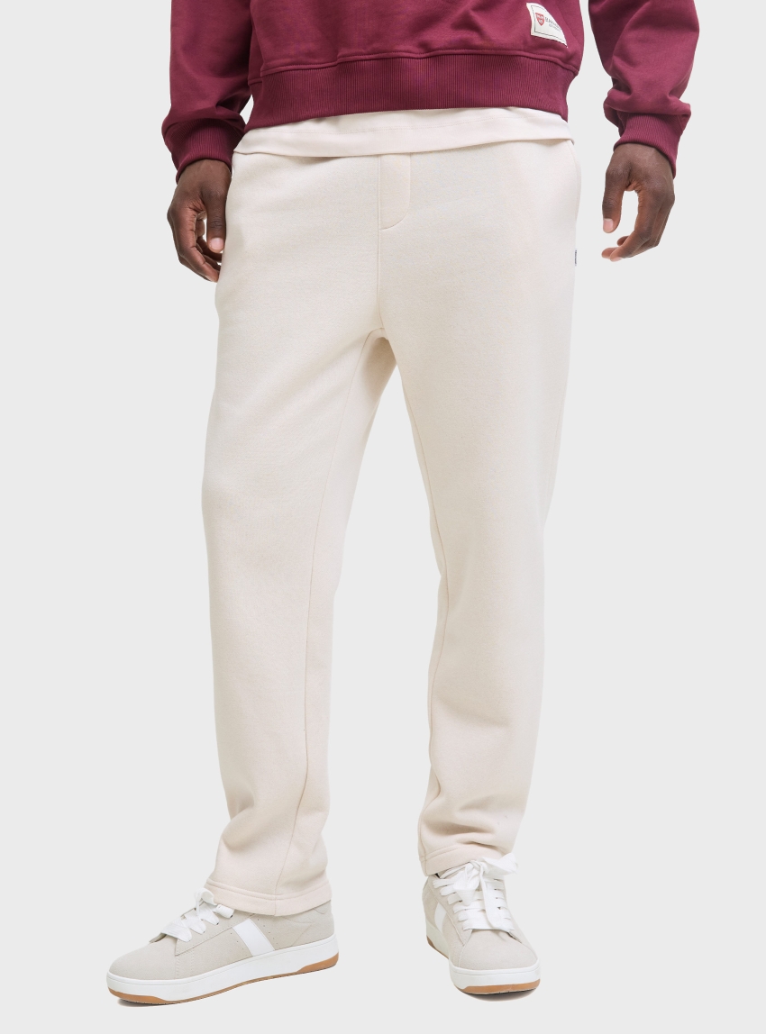 Jack & Jones Kane Bradley Uncuffed Sweat Pants - Ecru