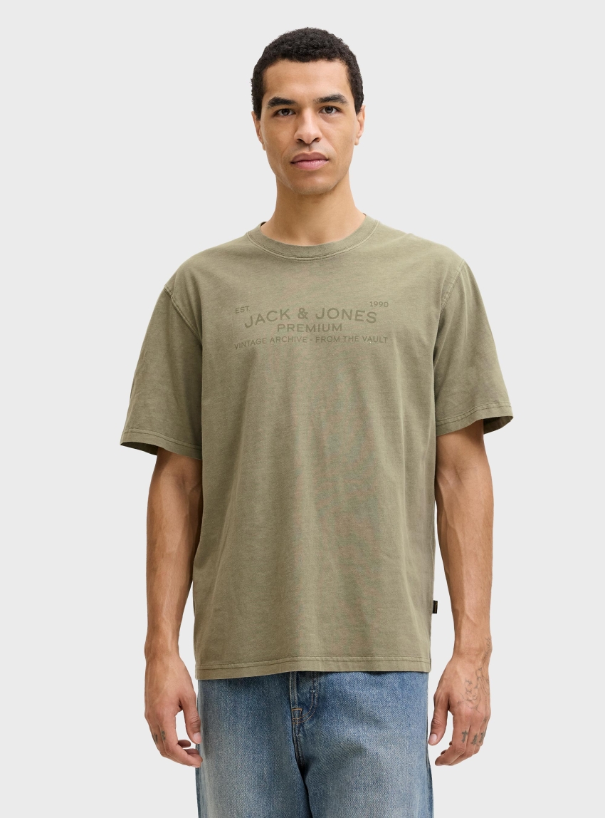 Jack & Jones Premium Aiden Tee - Light Olive