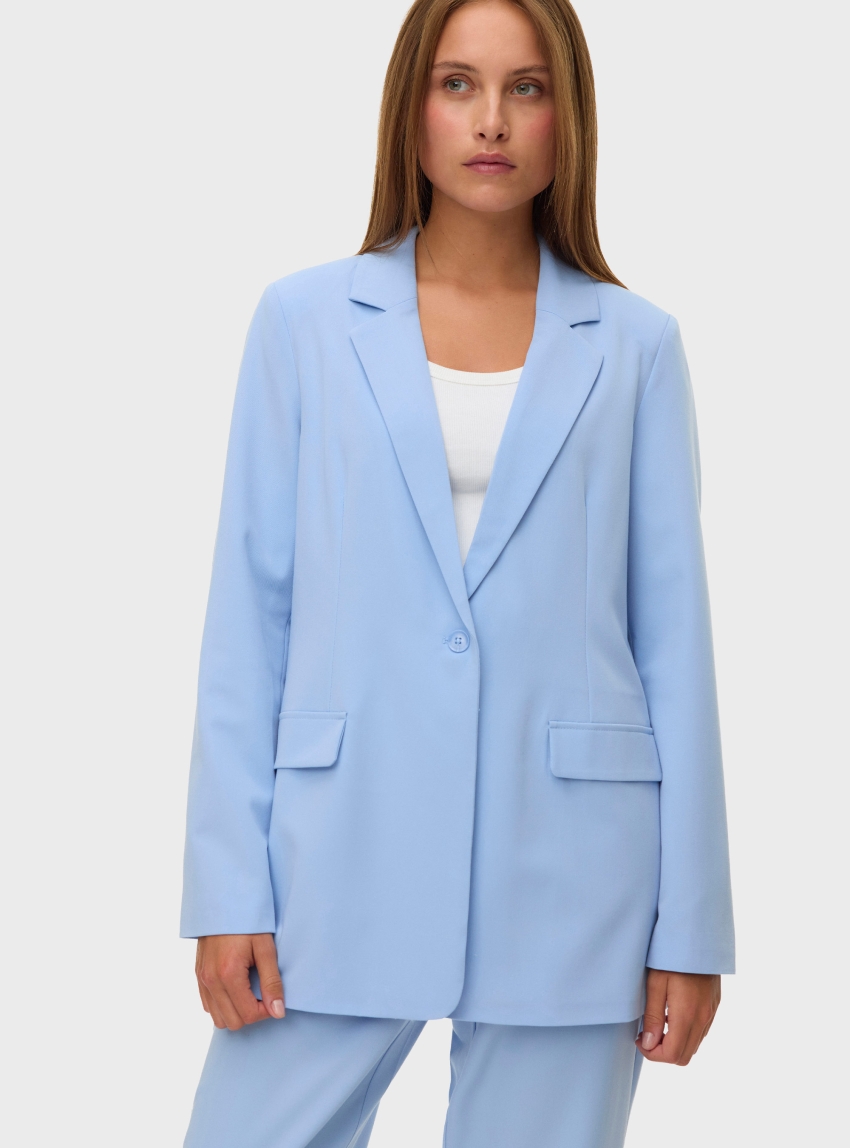 Vero Moda Zelda Loose Blazer - Light Blue