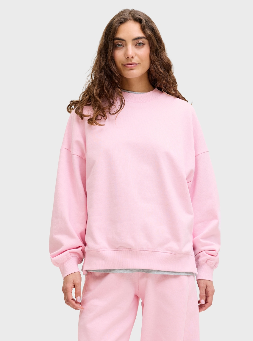 JJXX Cora Oversize Crew Sweater - Pink