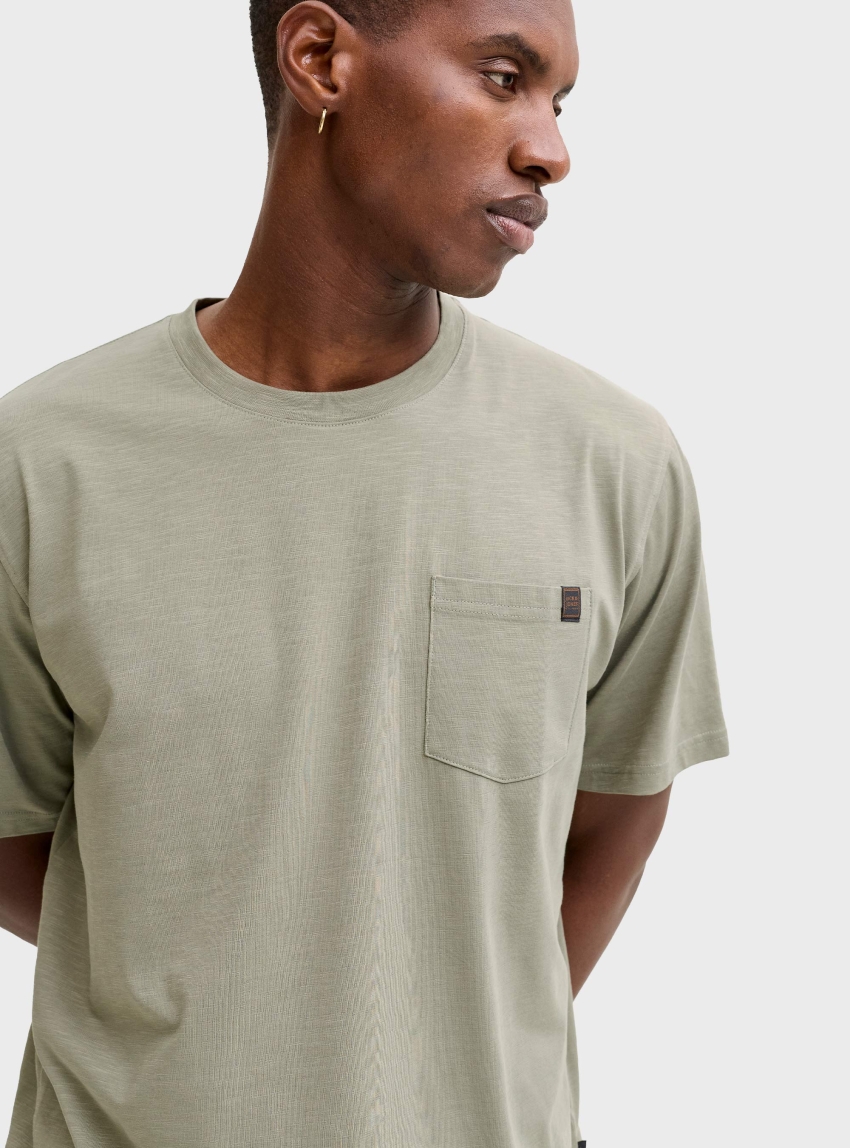 Jack & Jones Dover Slub Tee - Pale Green
