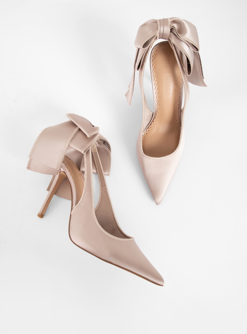 Steve Madden Teacup Heels - Taupe