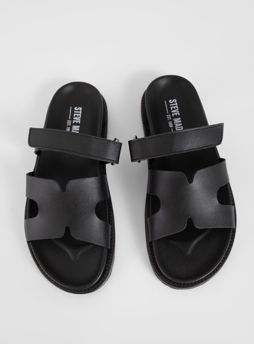 Steve Madden Manu Sandals - Black