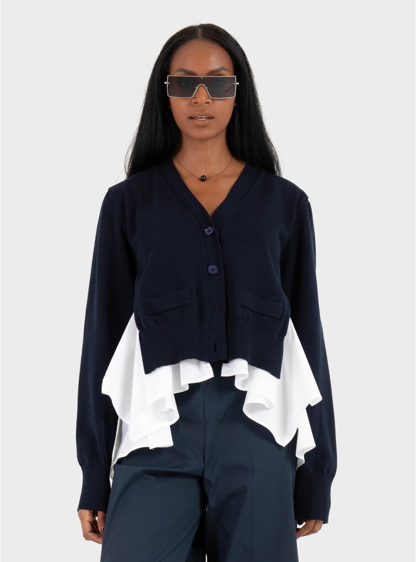 Mei Mei J Cardigan - Dark Blue