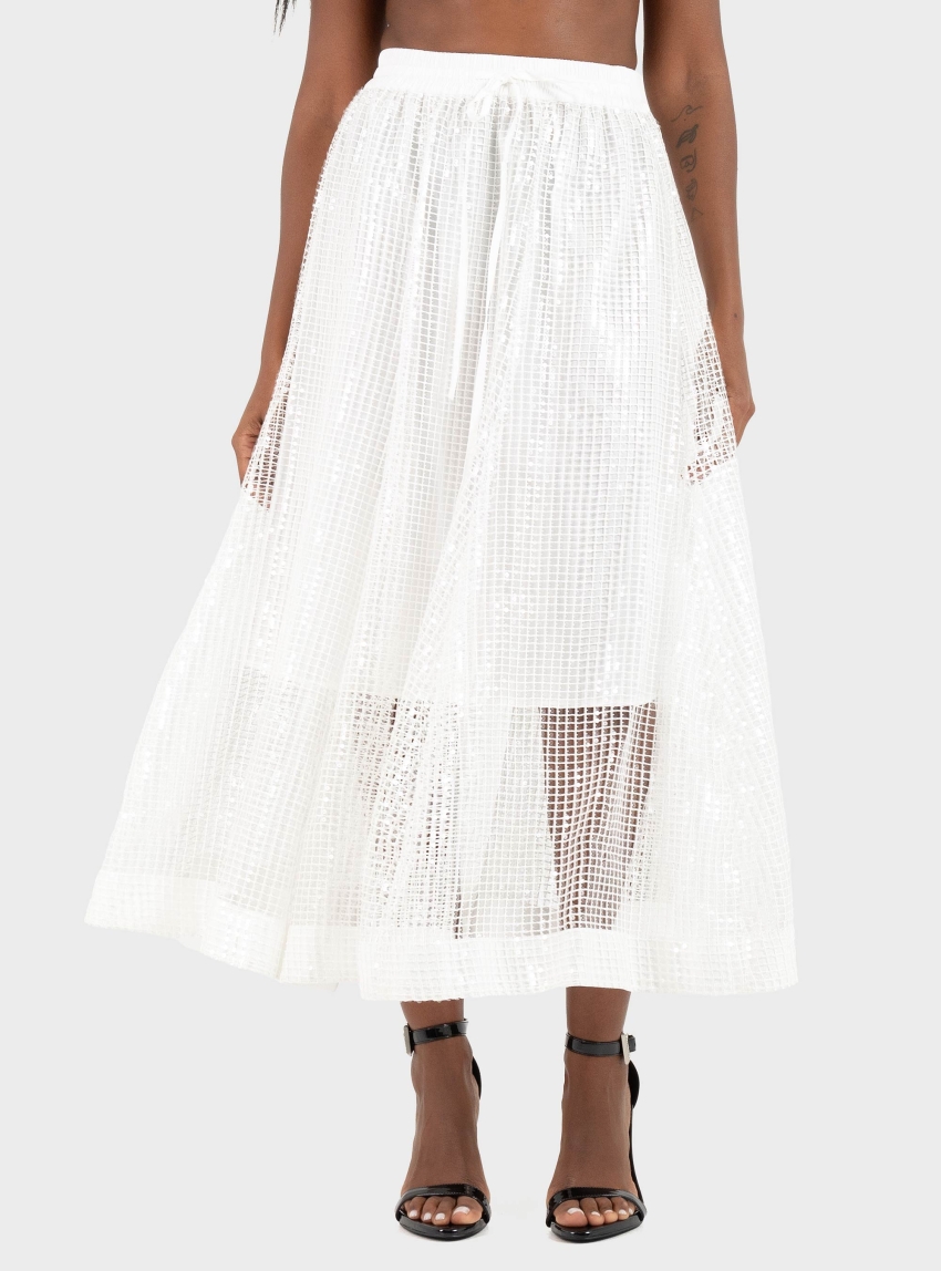 Mei Mei J Skirt - Off White
