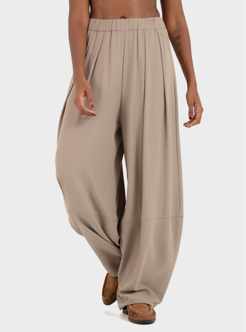 Mei Mei J Loose Pants - Beige