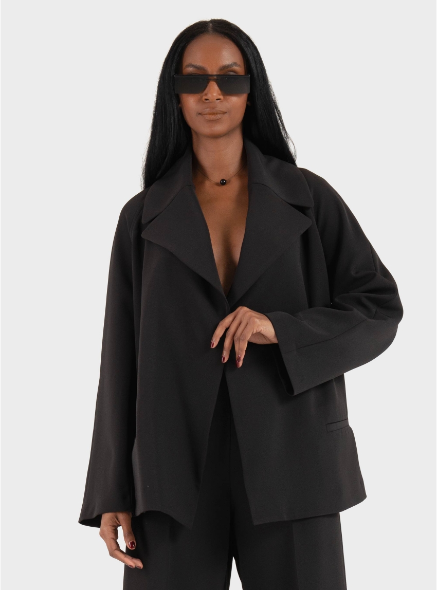 Mei Mei J Relaxed Blazer - Black