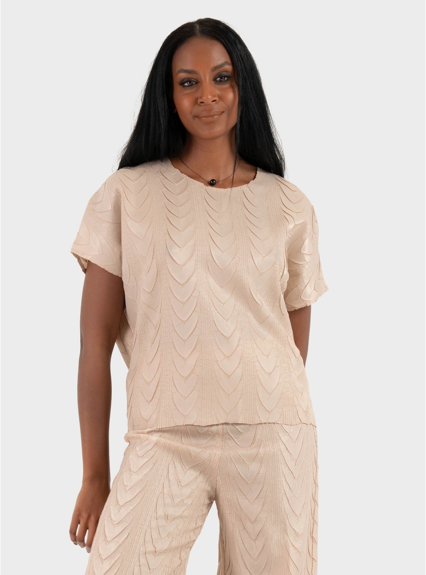 Mei Mei J Sleeveless Top - Beige
