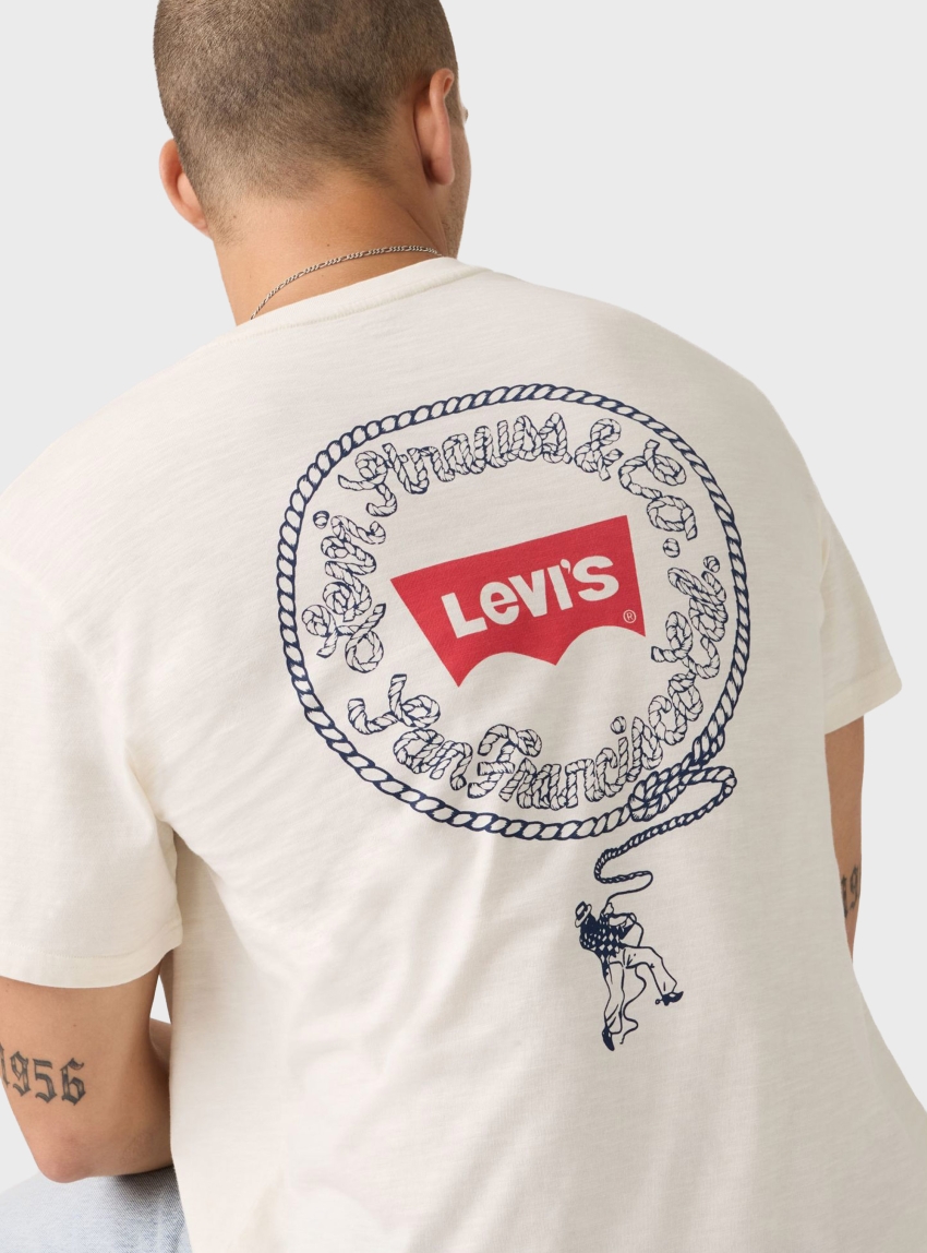 Levi's Relaxed Fit Graphic Tee - Ecru