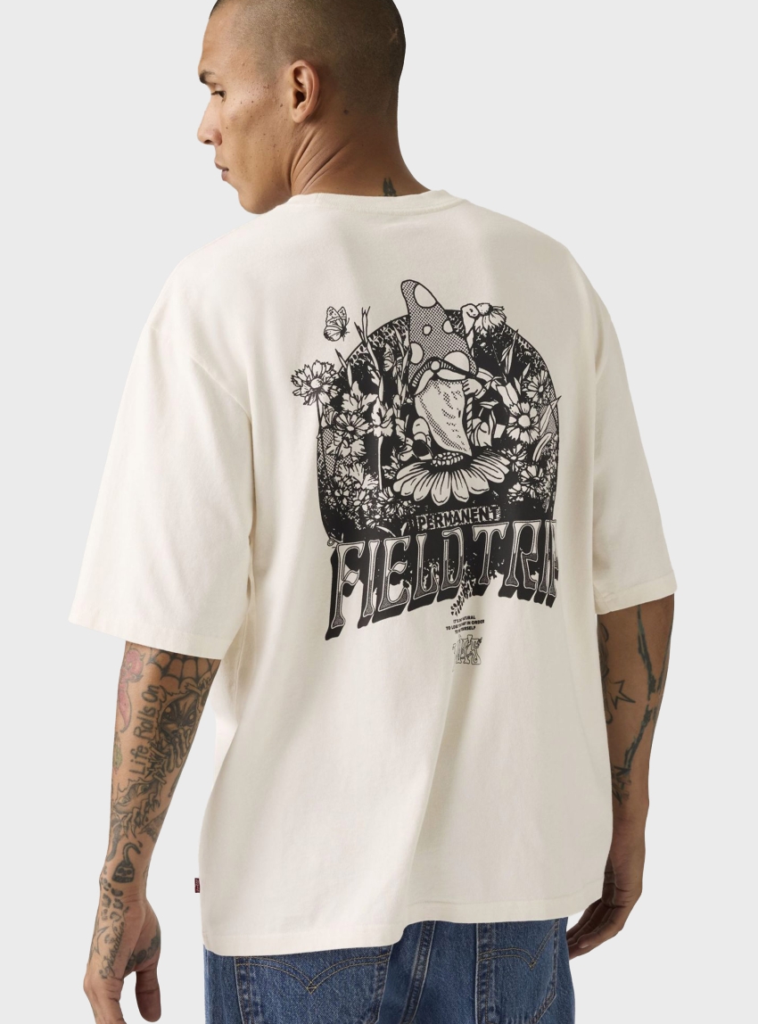 Levi's Half-sleeve Tee - Ecru