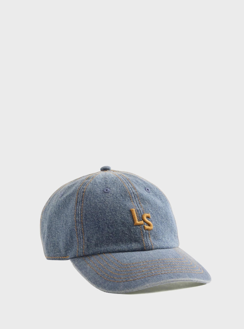 Levi's Monogram Cap - Medium Aged Denim