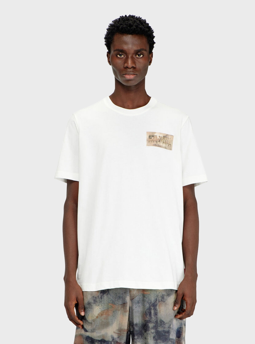 Diesel T-ADJUST-V4 T-SHIRT - Off White