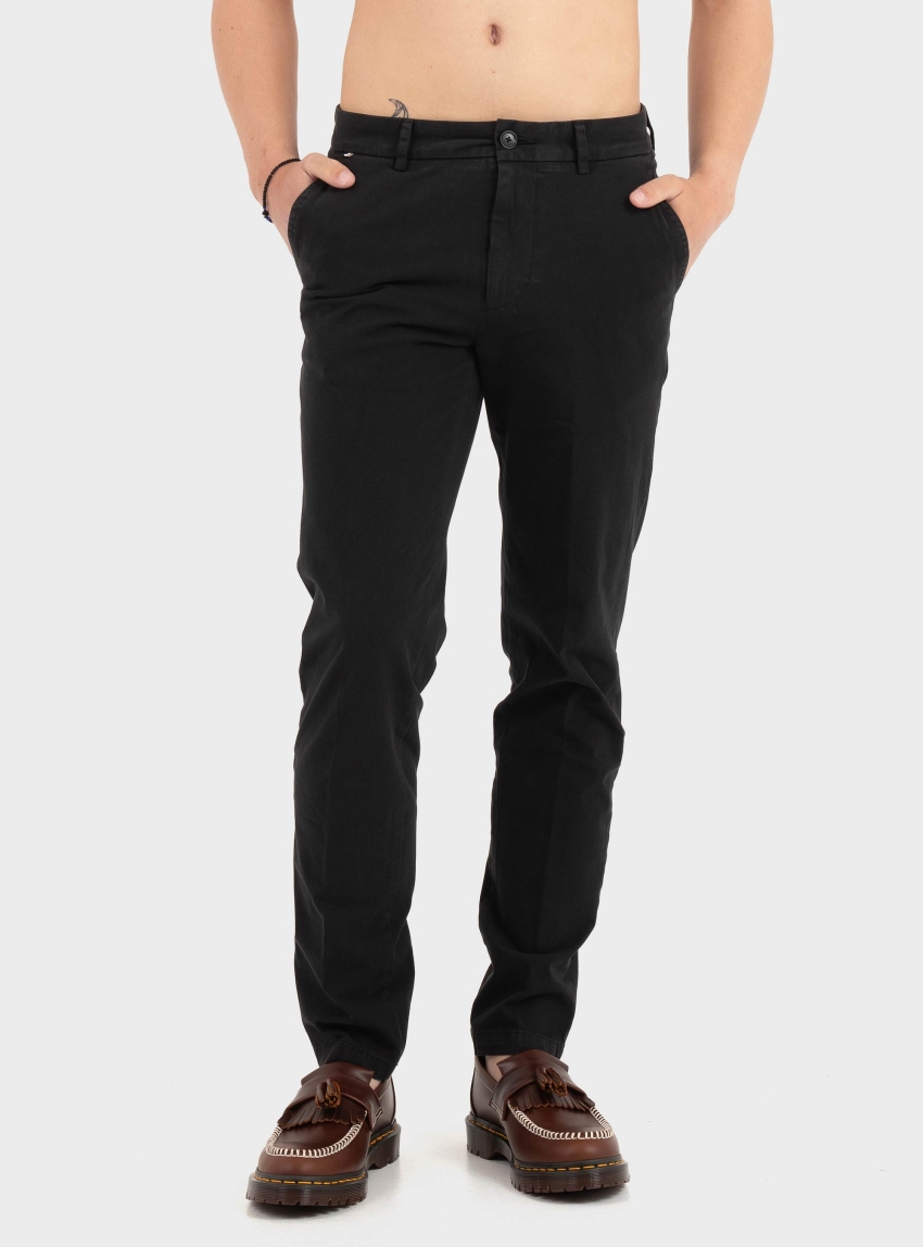 BOSS Slim-Fit Trousers In Stretch-Cotton Gabardine H-Kaiton1 - Black