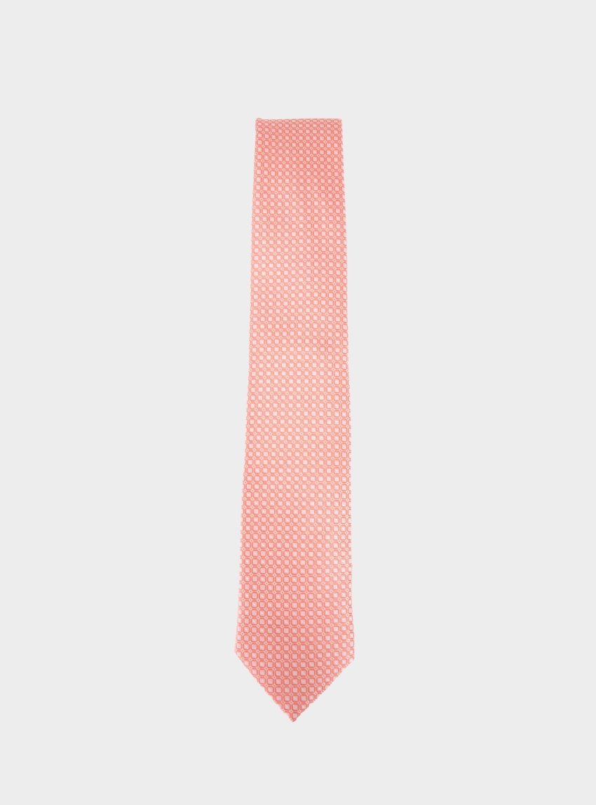 BOSS Silk-Blend Tie With Jacquard-Woven Pattern H-TIE CM 7.5 262 - Pink