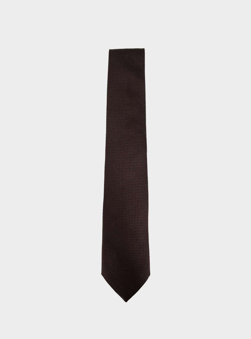 BOSS Silk Tie C-TIE 7.5CM 262 - Dark Brown