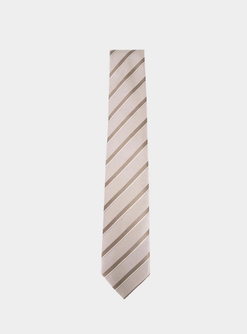 BOSS Silk Tie H-TIE CM 7.5 ONE - Light Beige