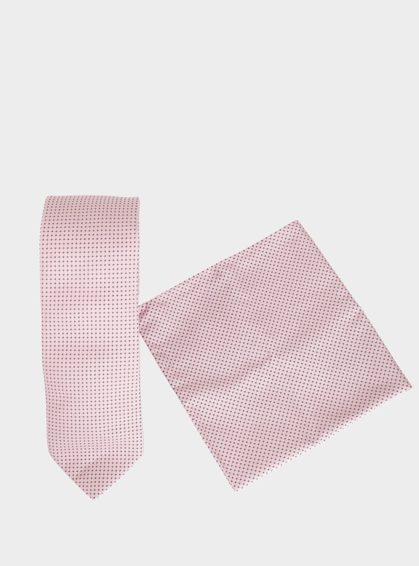 BOSS Tie & Pocket Square Set H-SET TIE-PKT SQ 262 - Light Pink
