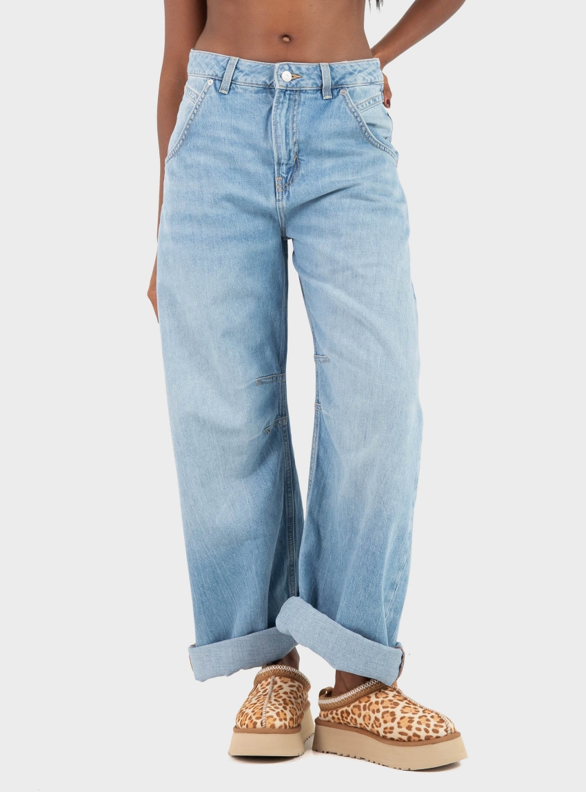 BOSS Relaxed Baloon Fit Jeans C_SLOUCHY BALOON - Medium Aged Denim