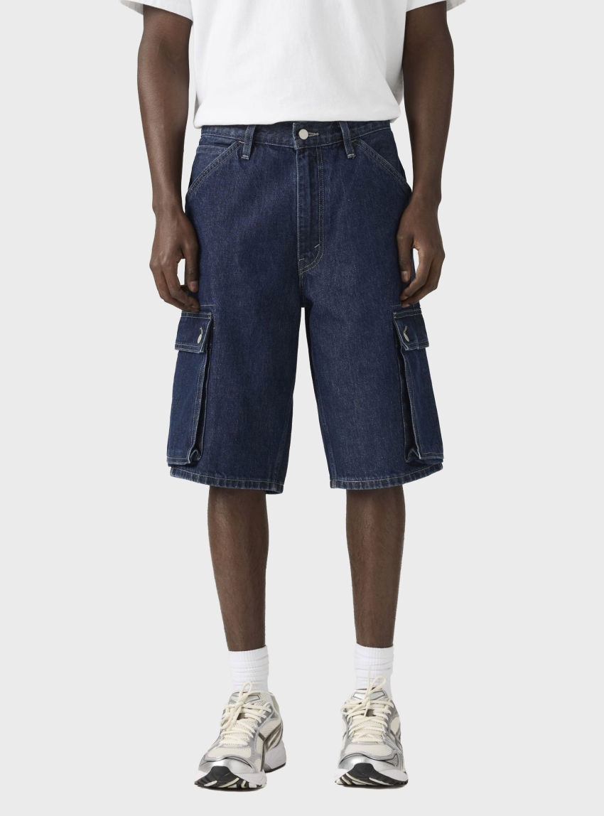 Levi's 478™ Baggy Cargo Shorts - Unwashed Denim