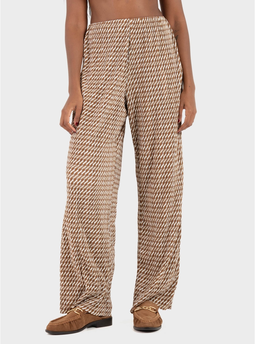 Calvin Klein Plisse Pants - Brown