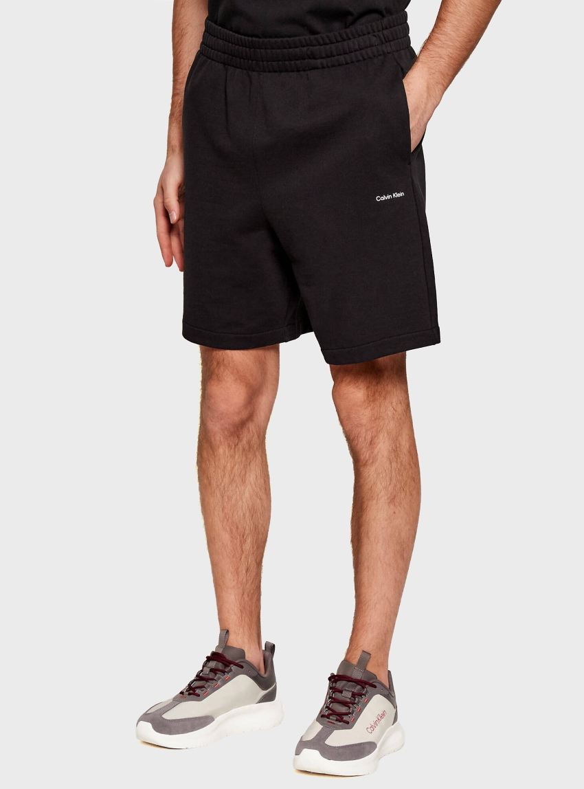 Calvin Klein 30S DISTRESS MONOGRAM GRAPH T-SHIRT - Black