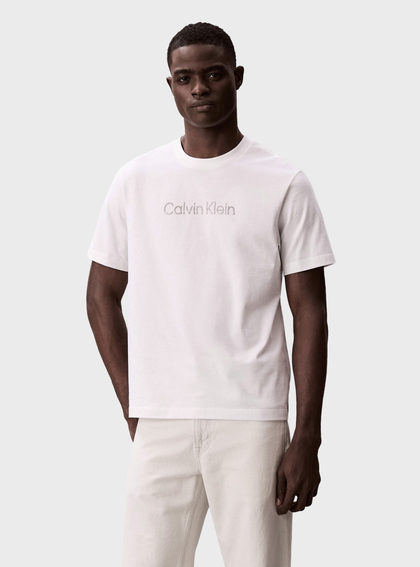 Calvin Klein Logo Tee - White