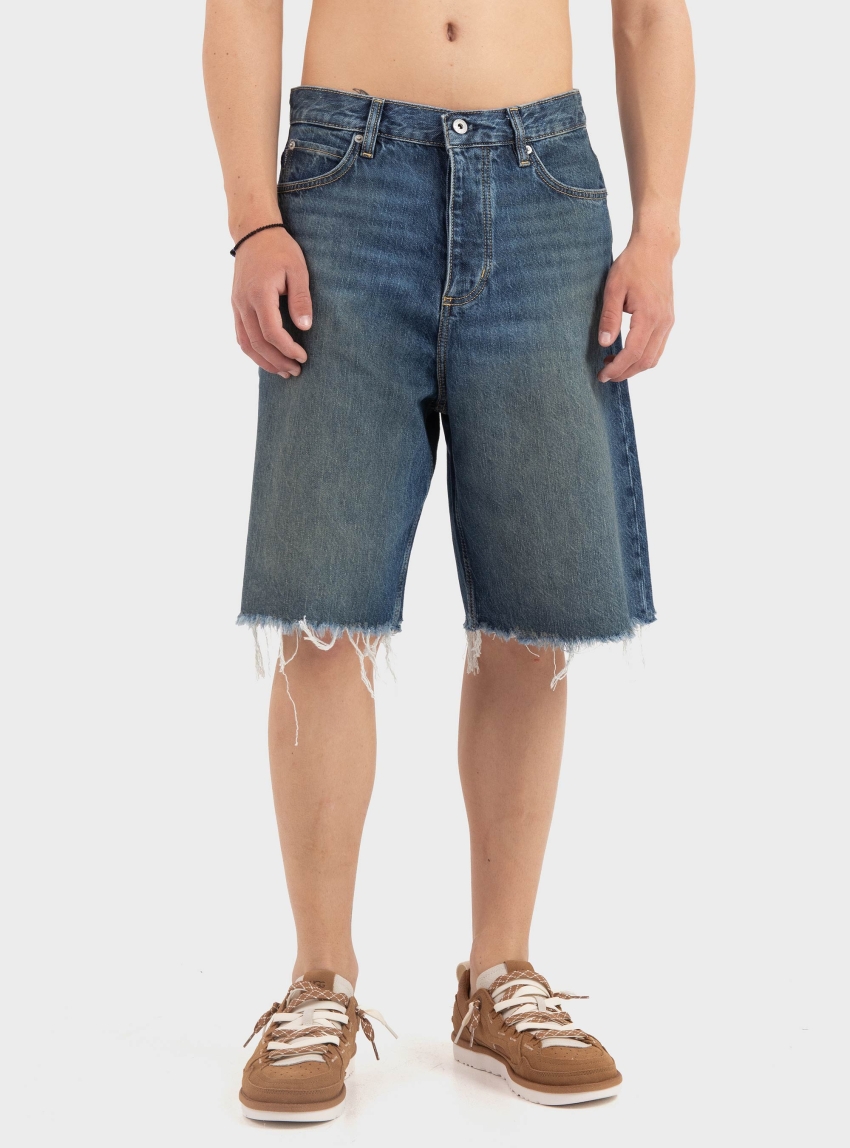 HUGO Baggy-Fit Denim Shorts MASON/S - Light Aged Denim