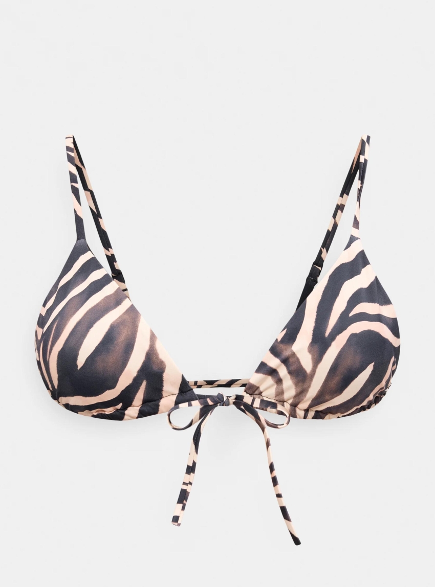 HUGO Bikini Triangle Top FANCY - Animal Print