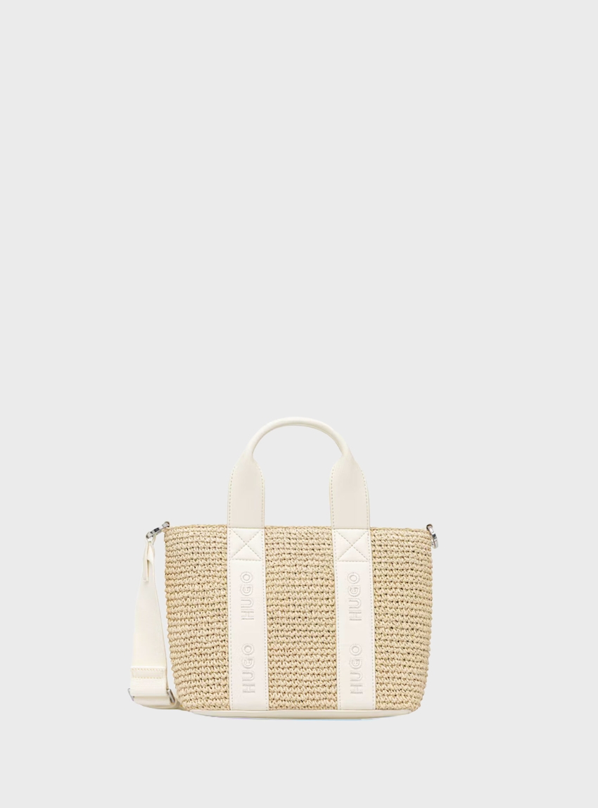 HUGO Mini Tote Bag Becky ST - Ecru