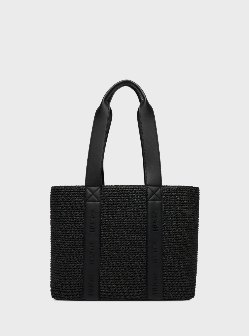 HUGO Small Tote Bag Becky ST - Black