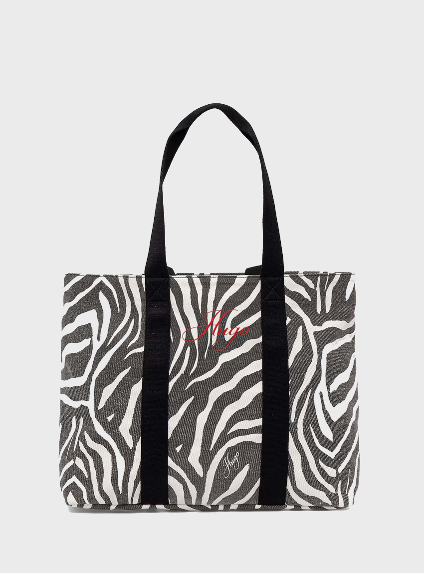 HUGO Tote Bag Becky ZE - Animal Print