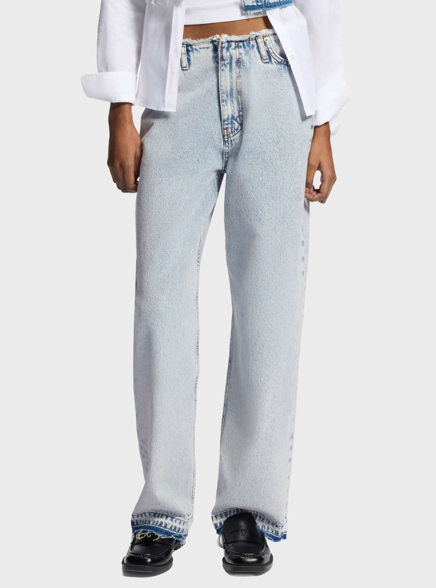 HUGO Loose-Fit Jeans Leni_7_B - Light Aged Denim