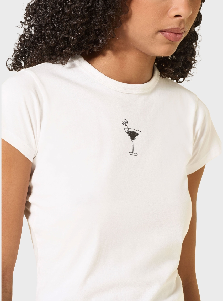 HUGO Cotton-Jersey T-Shirt With Printed Artwork  Dichroma_B - Natural