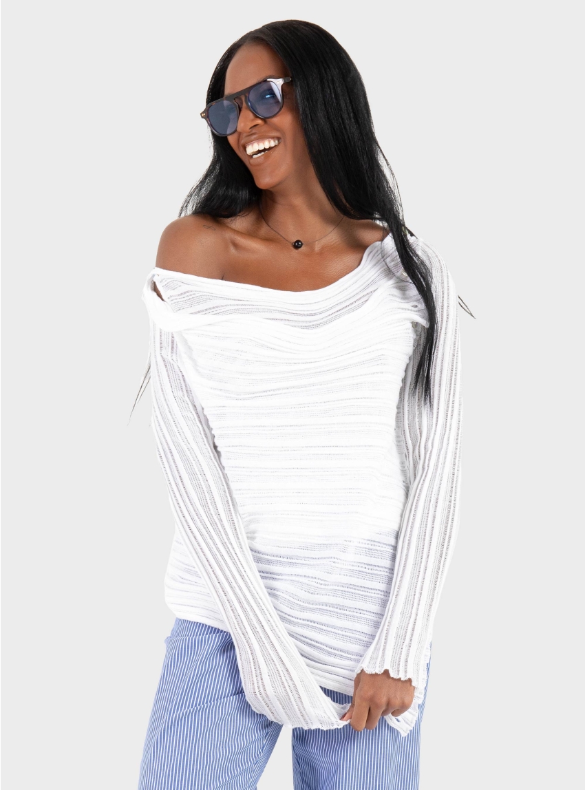 Ioanna Kourbela Cardigan 5001 "Archetypes" - White